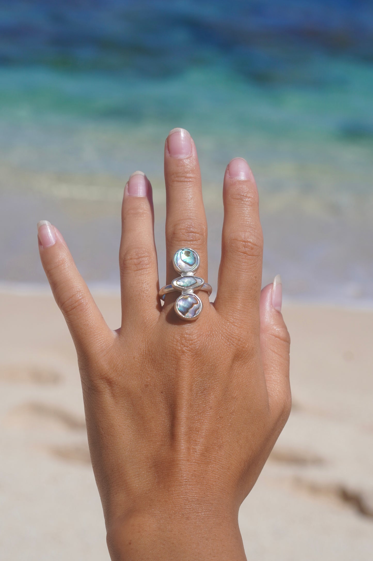 Abalone Sterling Silver Ring