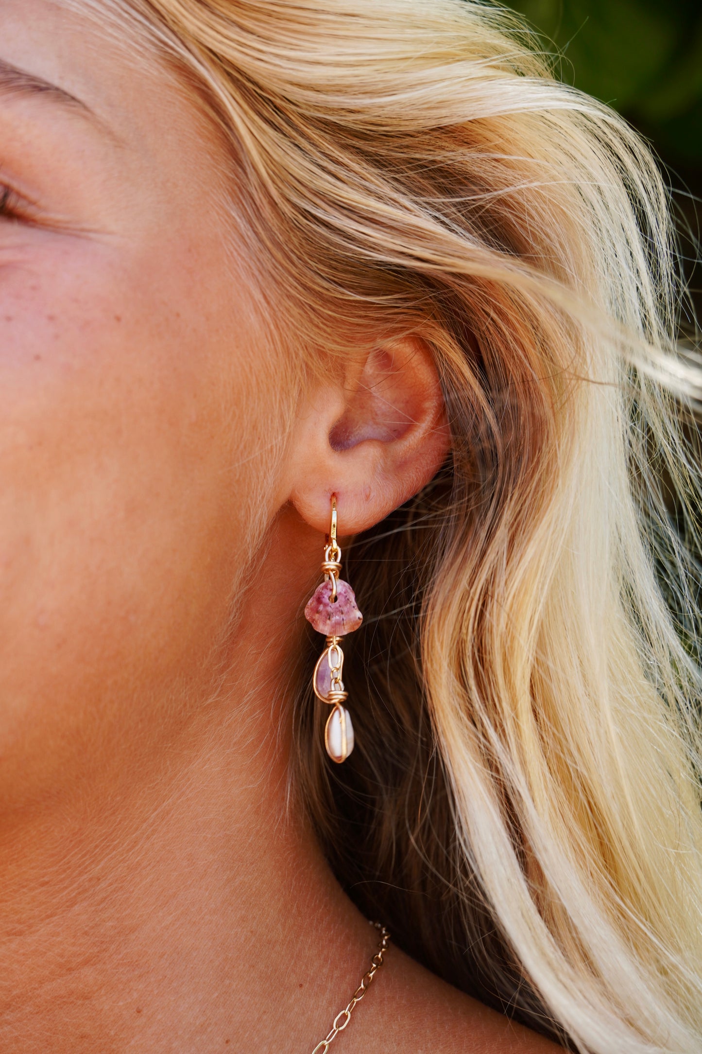 Olepe & Cowrie Earrings