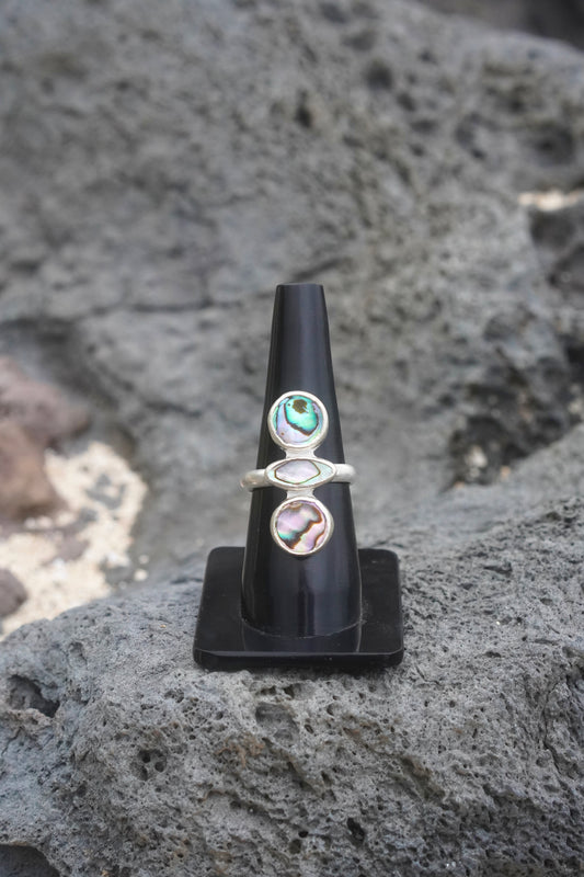 Abalone Sterling Silver Ring