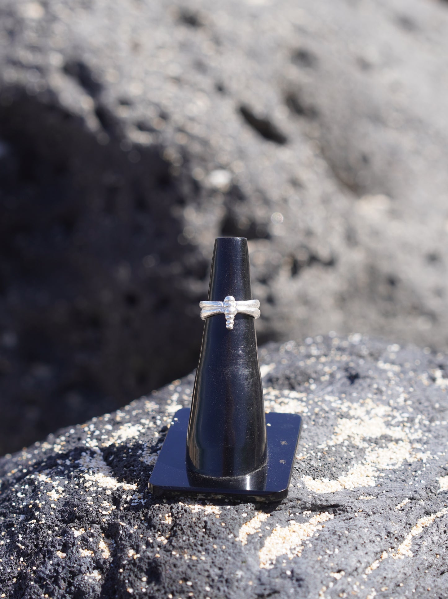 Sterling Dragonfly Ring