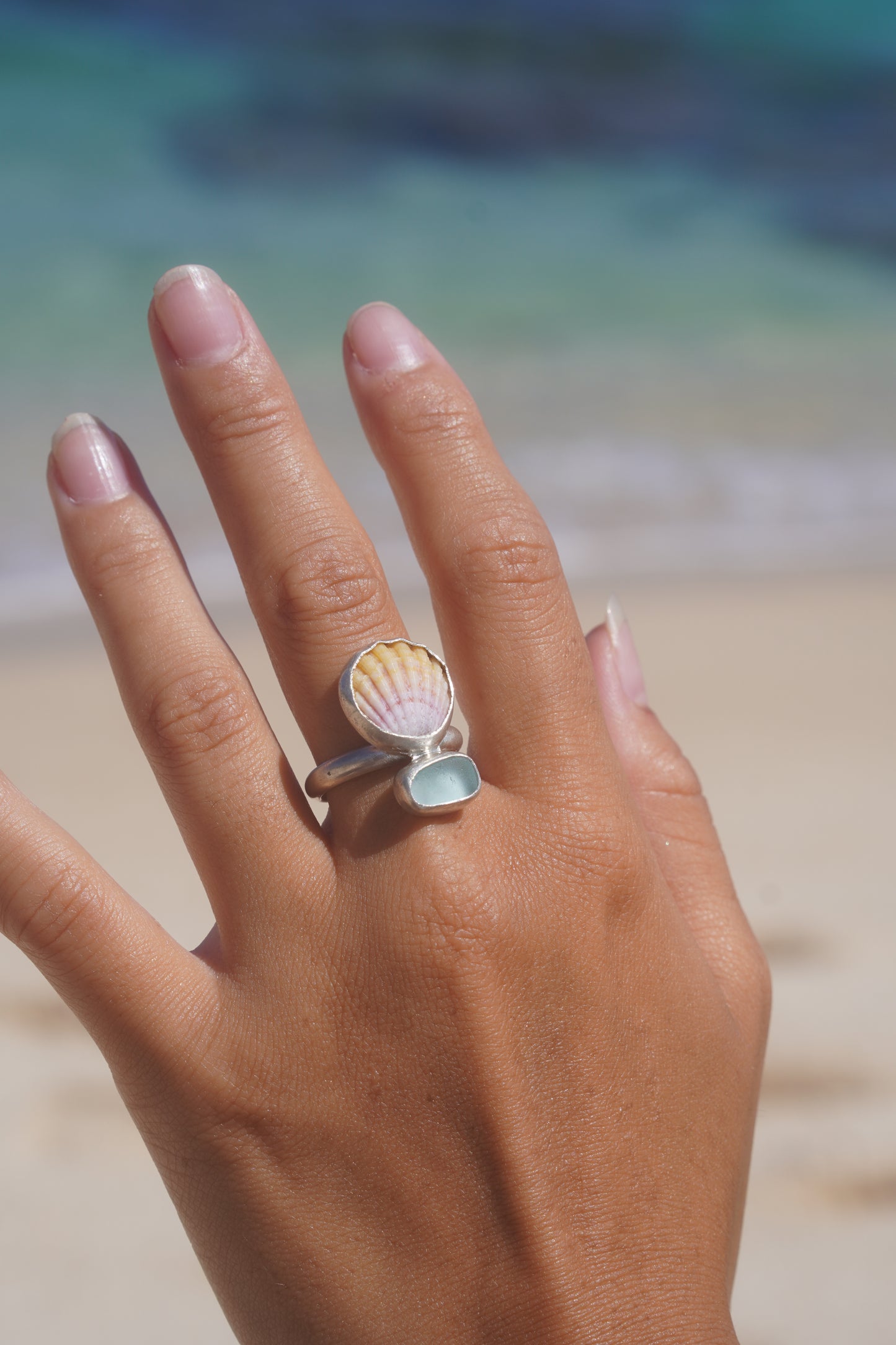Yellow Sunrise Sterling Silver Ring